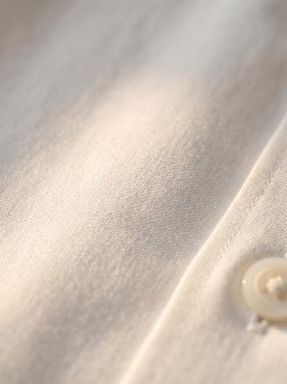 Lucca Classic Men's Dress Shirt — Bianco