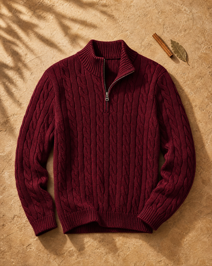 Cortina Cable Quarter-Zip