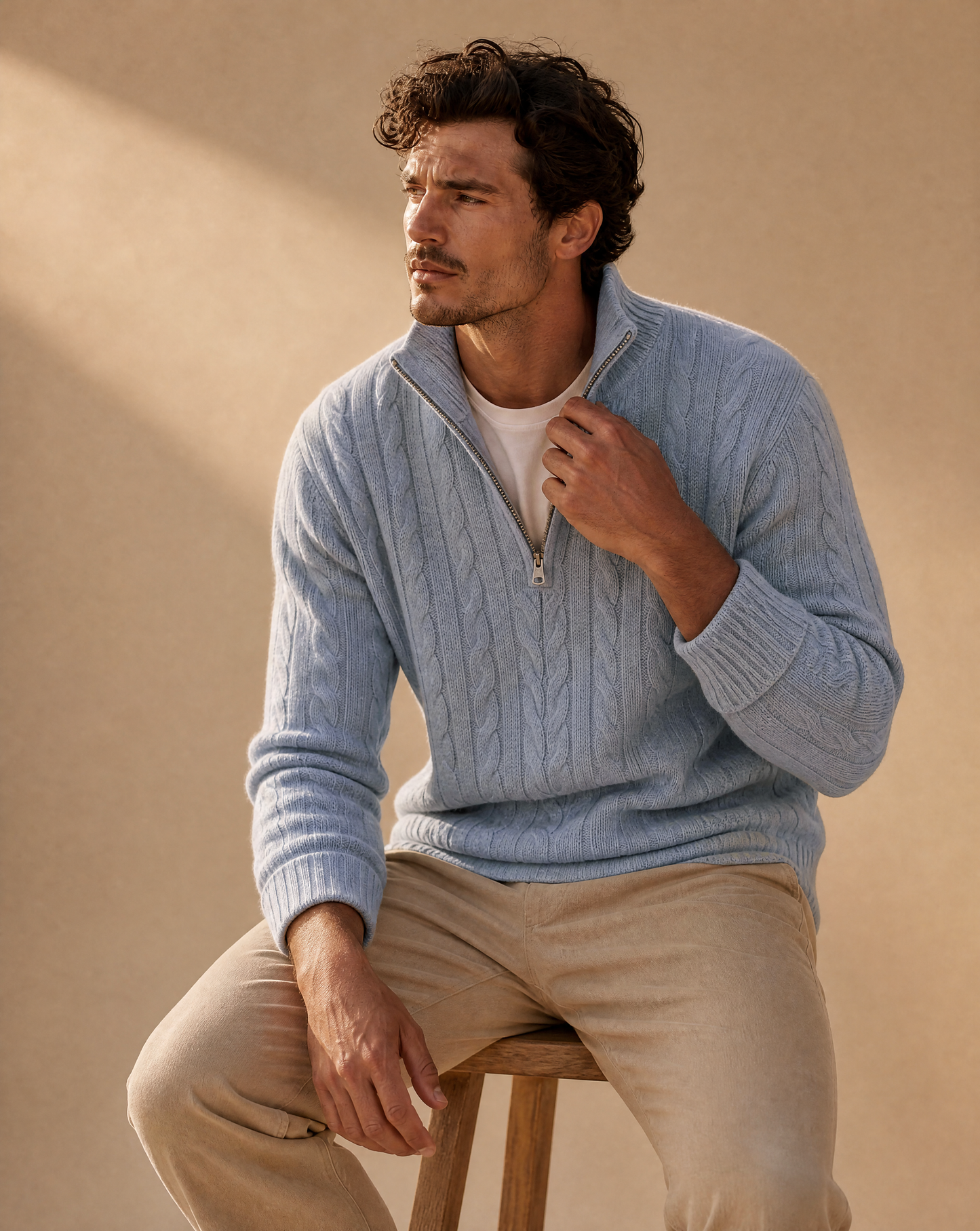Cortina Cable Quarter-Zip