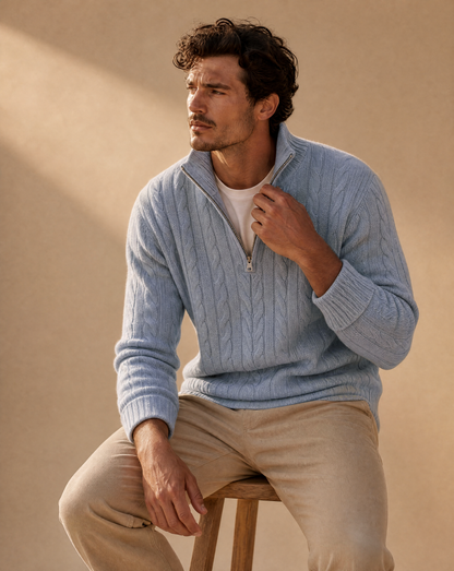 Cortina Cable Quarter-Zip