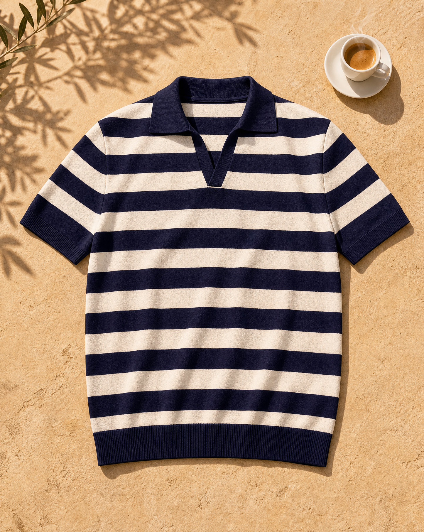 Riviera Striped Polo