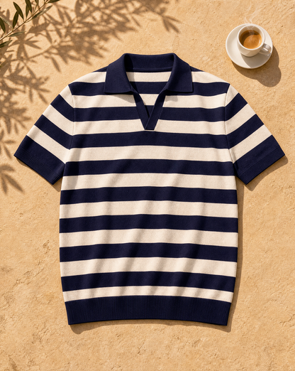 Riviera Striped Polo