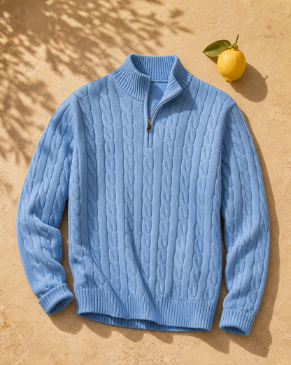 Cortina Cable Quarter-Zip