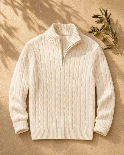 Cortina Cable Quarter-Zip