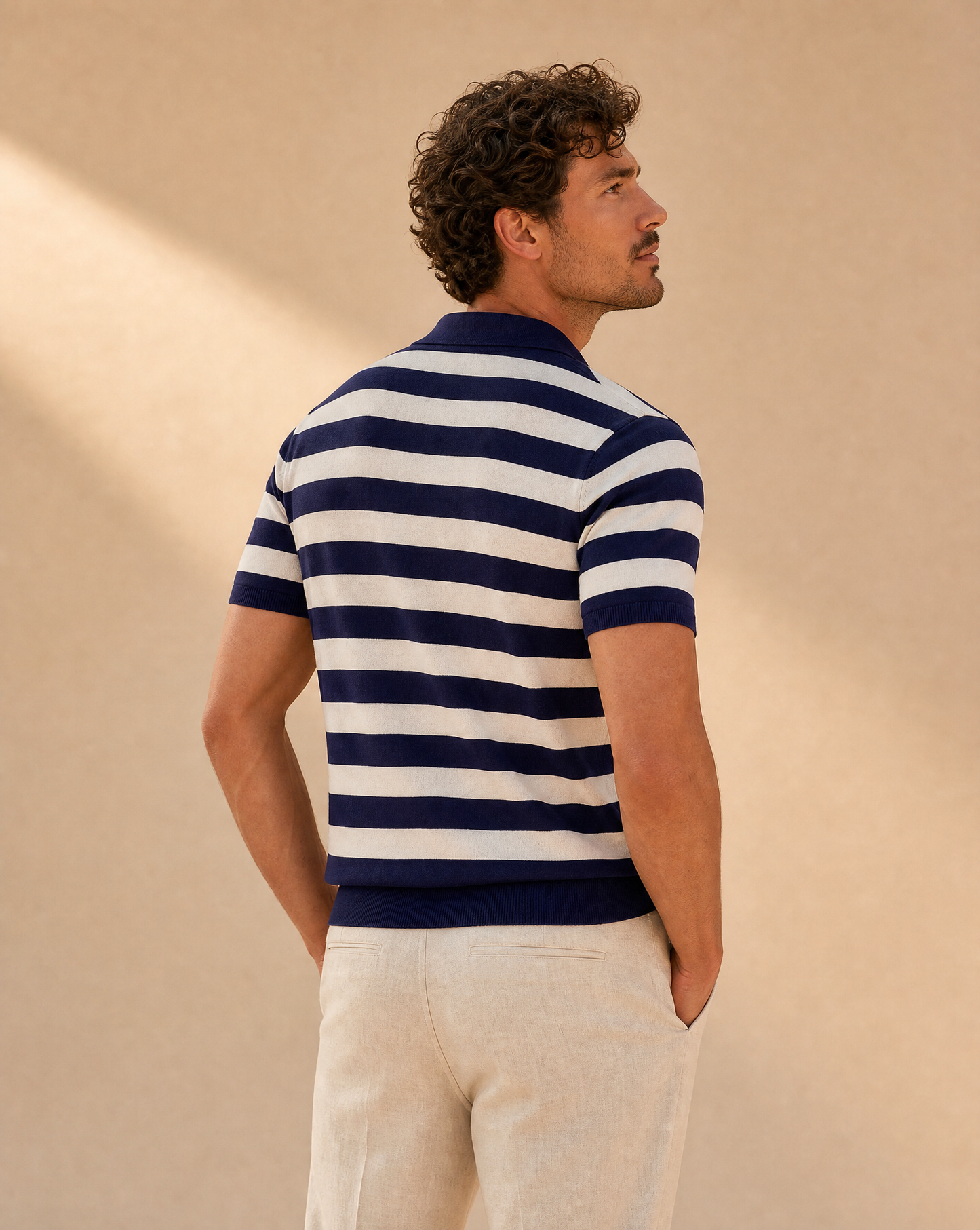 Riviera Striped Polo
