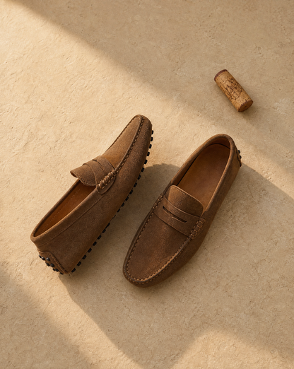 Taormina Suede Driving Loafer