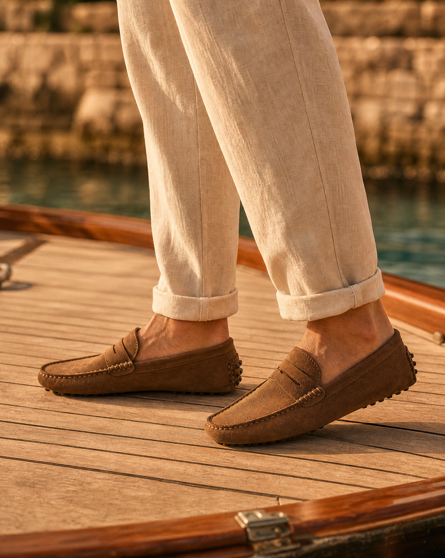 Taormina Suede Driving Loafer
