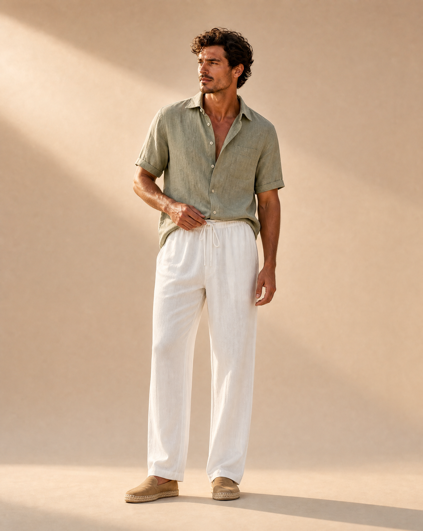 Capri Drawstring Trouser