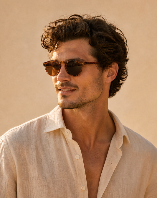 Puglia Round Men's Sunglasses