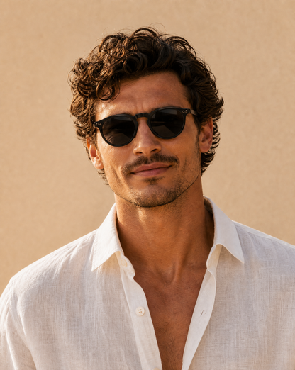Puglia Round Men's Sunglasses
