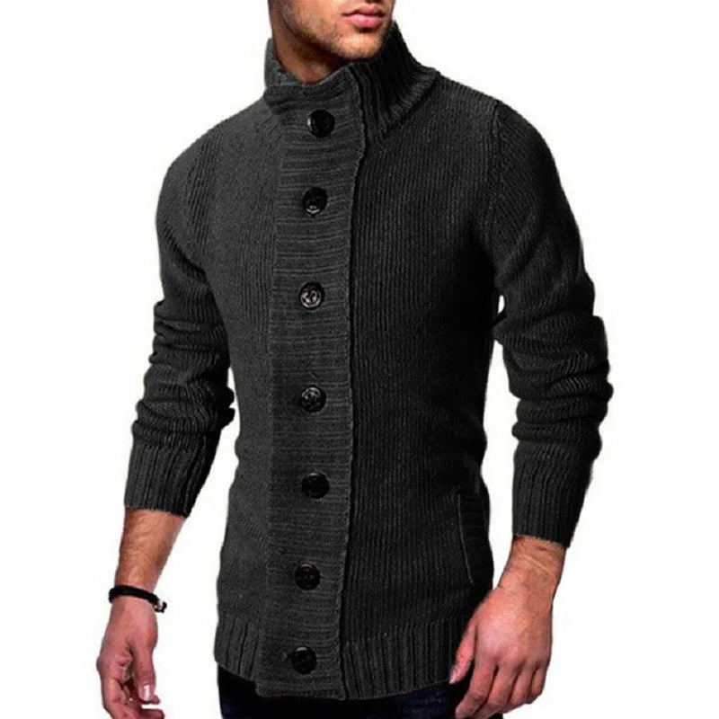 Everest Button-Up Knit Cardigan