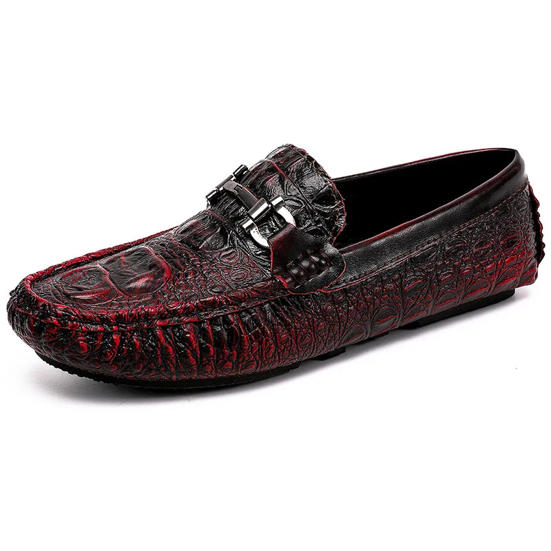 Regal Croc-Embossed Loafers