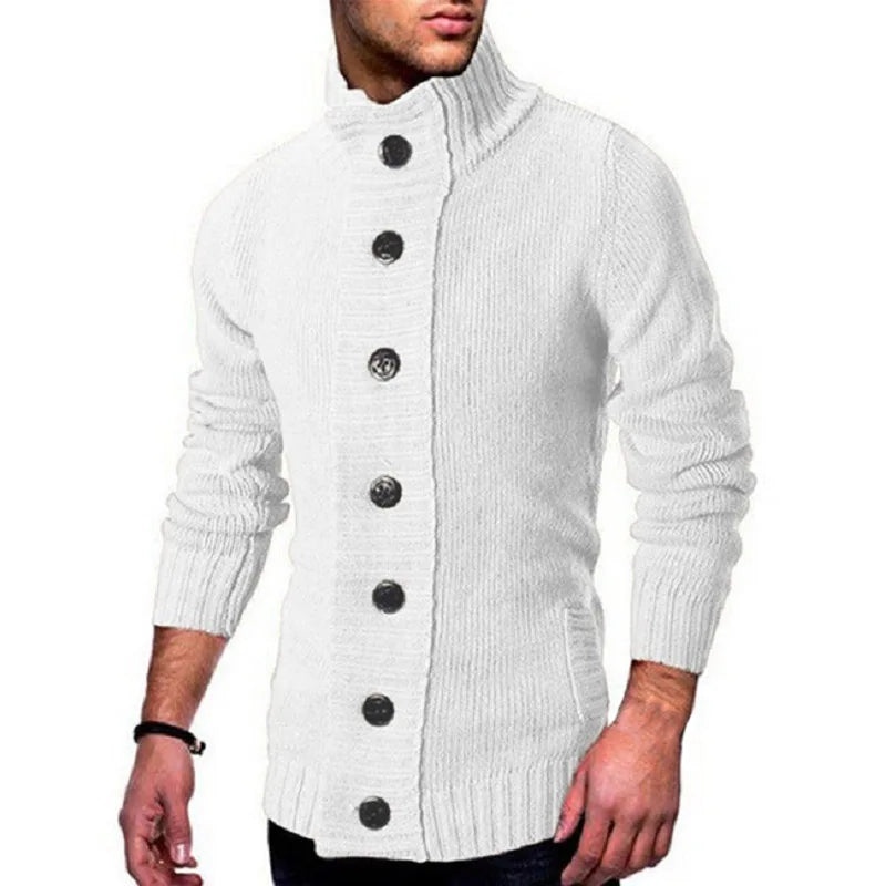 Everest Button-Up Knit Cardigan