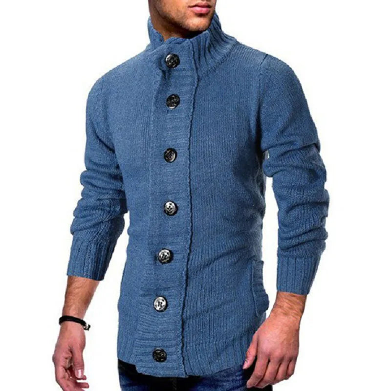 Everest Button-Up Knit Cardigan