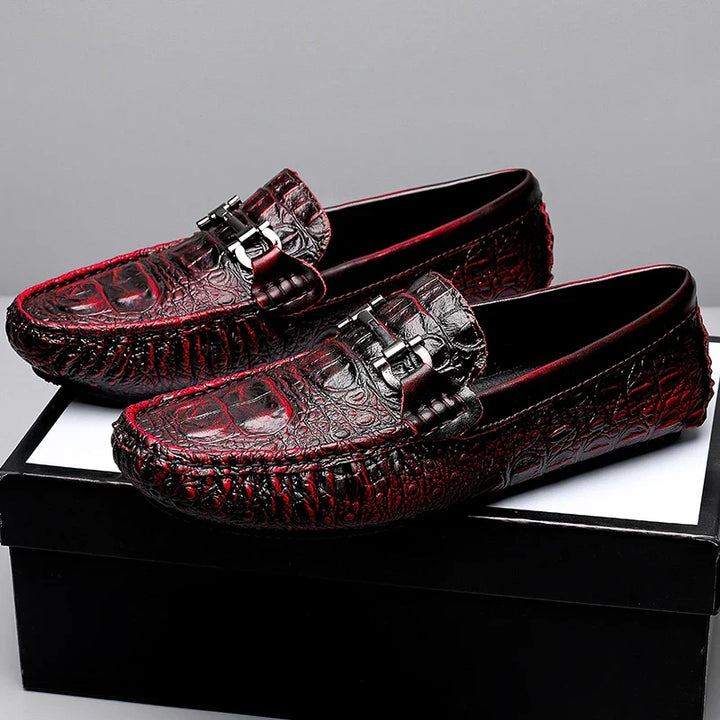 Regal Croc-Embossed Loafers