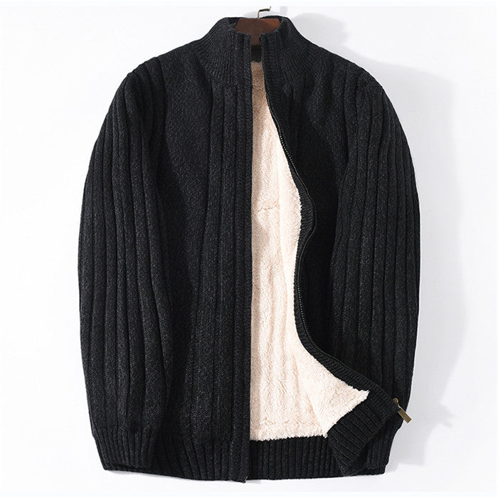 Everest Ribbed Zip Cardigan