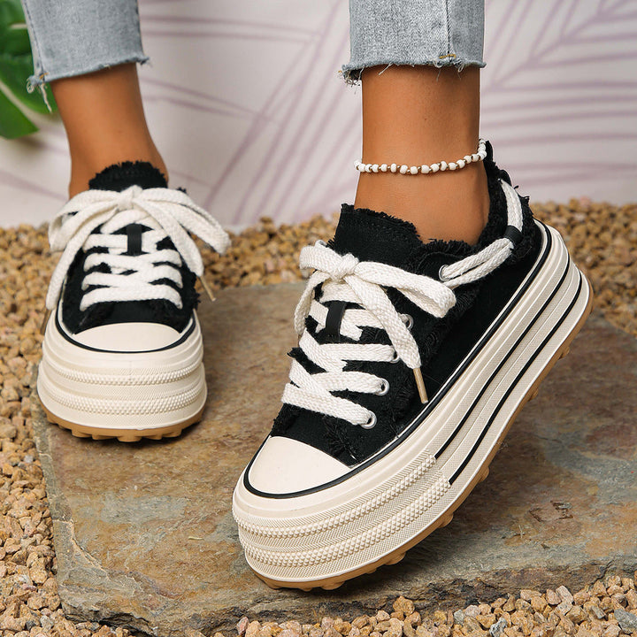 Fringed Platform Sneaker