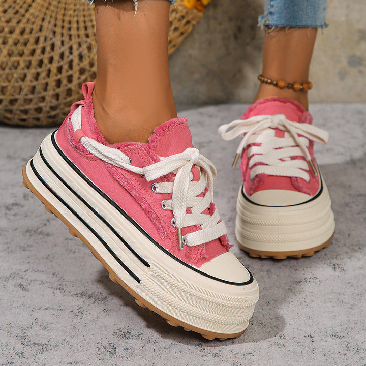 Fringed Platform Sneaker