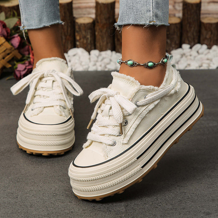 Fringed Platform Sneaker