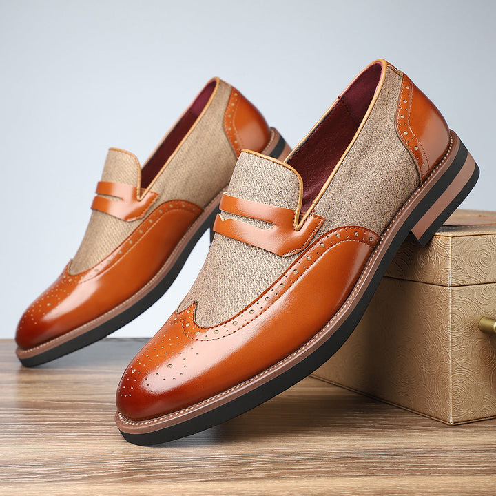 Regency Leather Brogue Loafers