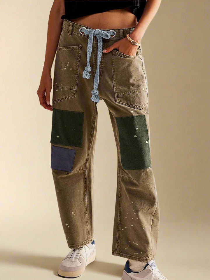 Alba Fiorella Artisan-Inspired Pants