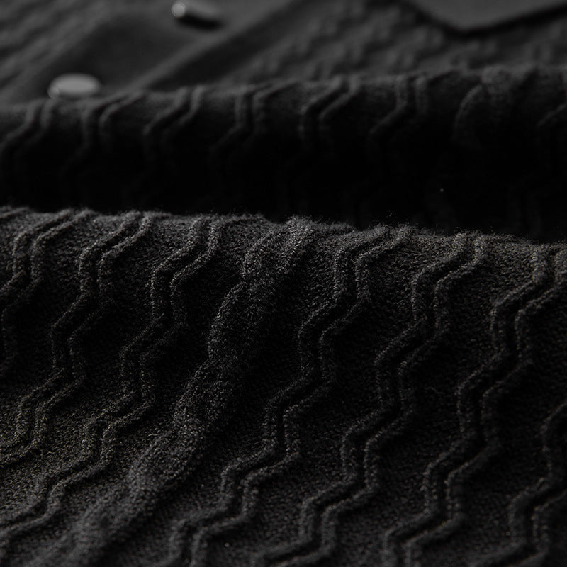 Vincent Cole Ribbed Polo Shirt
