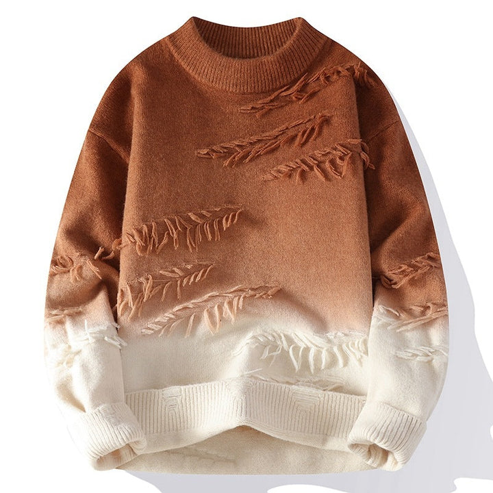 Horizon Gradient Distressed Sweater