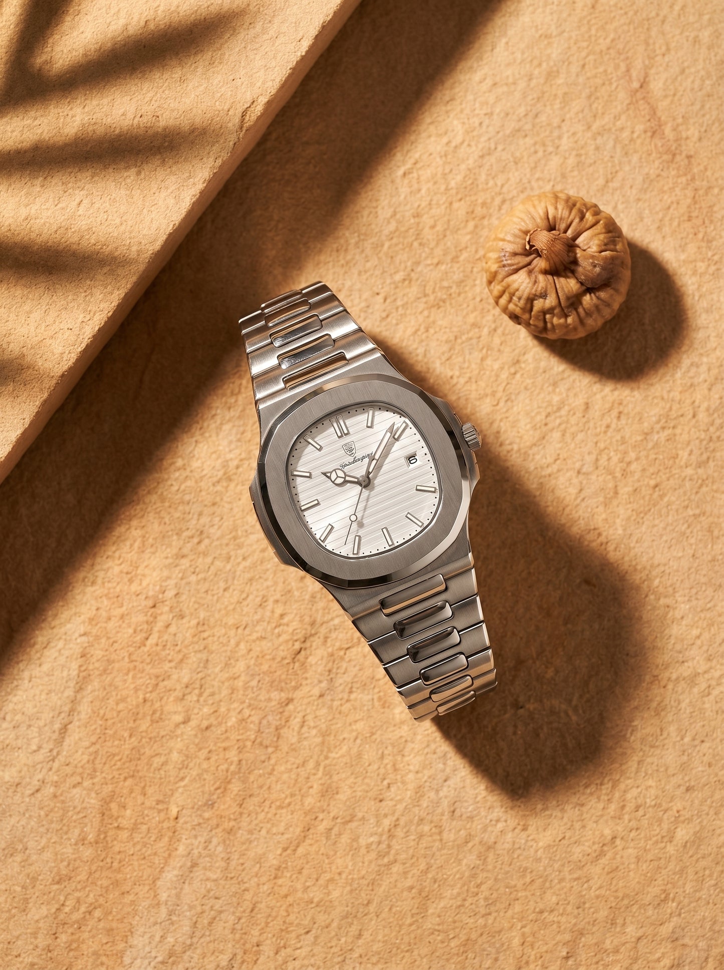 Lake Como Classic Timepiece Men's Waterproof Steel Watch