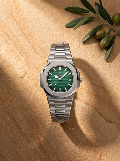 Lake Como Classic Timepiece Men's Waterproof Steel Watch