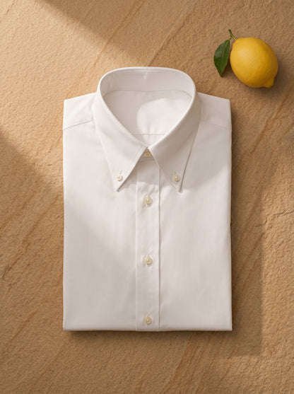 Lucca Classic Men's Dress Shirt — Bianco