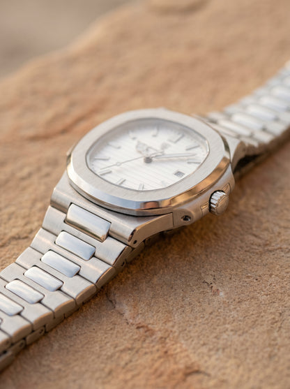 Lake Como Classic Timepiece Men's Waterproof Steel Watch