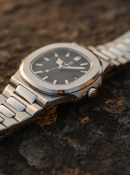 Lake Como Classic Timepiece Men's Waterproof Steel Watch