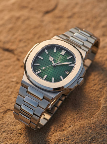 Lake Como Classic Timepiece Men's Waterproof Steel Watch