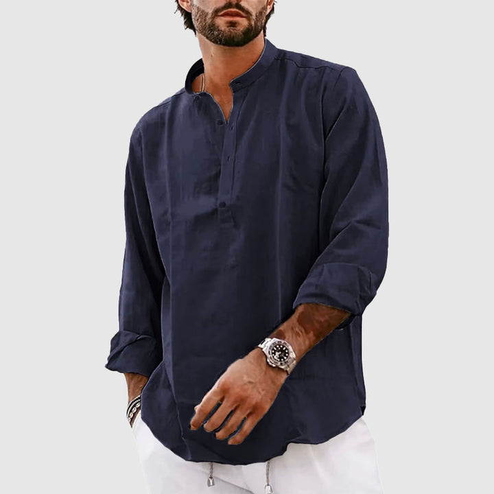 Coastal Breeze Henley Shirt