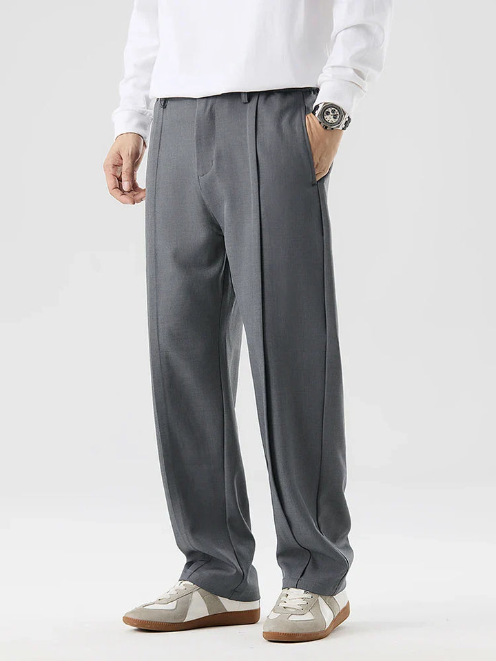 Noah Relaxed Pleated Trousers