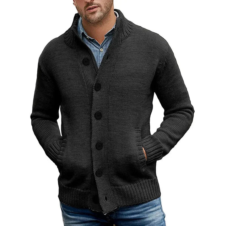 Luca Ferarro Shawl Collar Cardigan