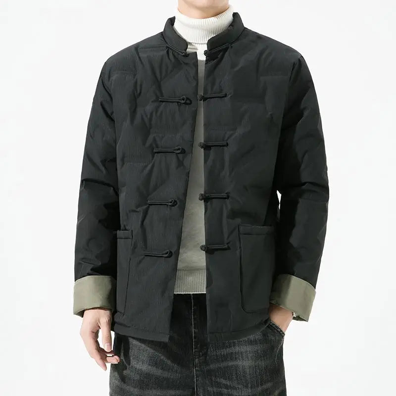 Ashton Mandarin-Collar Quilted Jacket