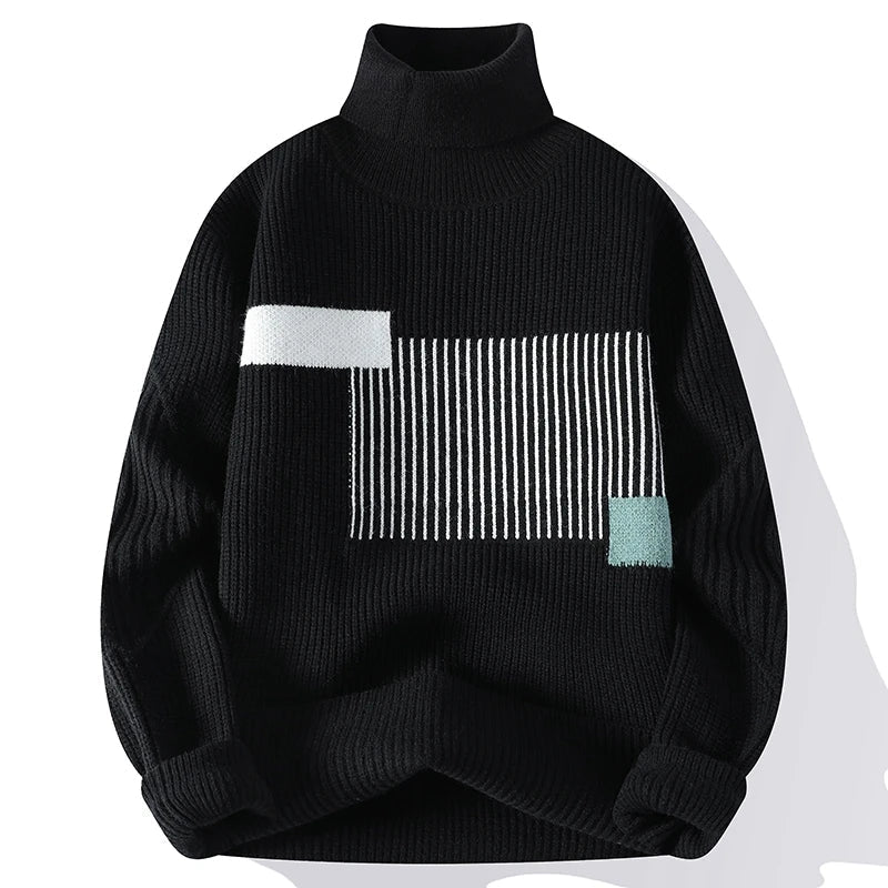 Osaka Geometric Turtleneck