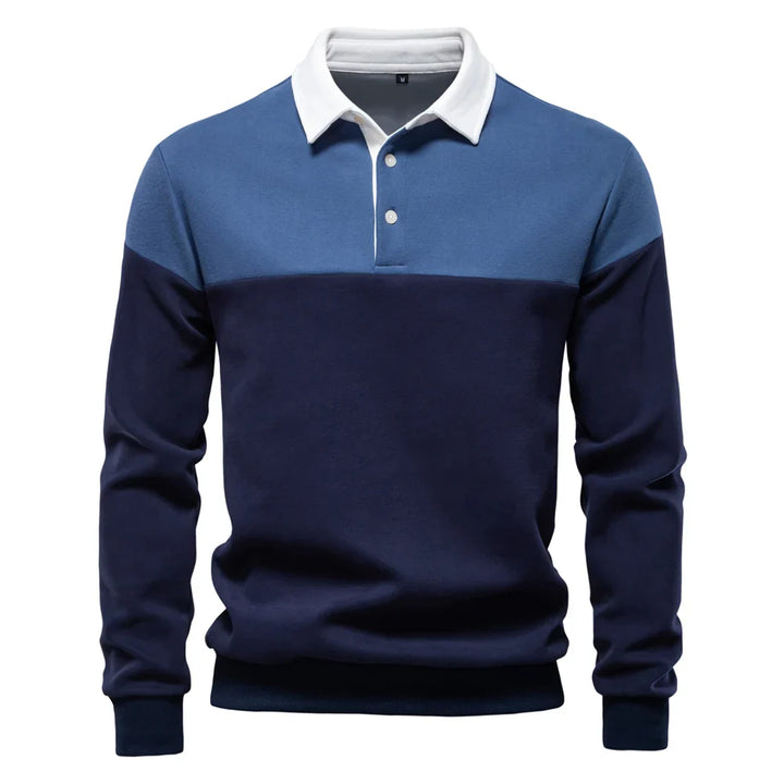 Noah Two-Tone Rugby Sweatshirt