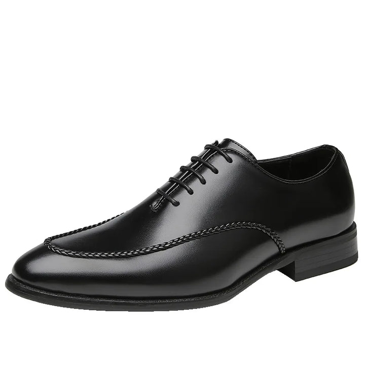 Luciano Couture Braided Derby Shoes