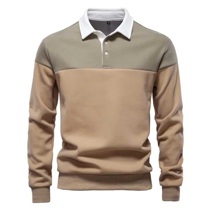 Noah Two-Tone Rugby Sweatshirt