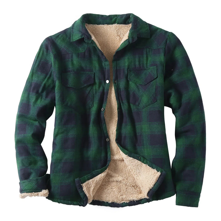 Rustic Fleece-Lined Flannel