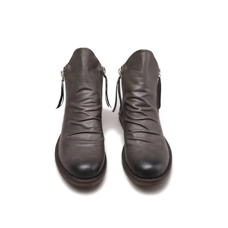 Verona Classic Leather Ankle Boots