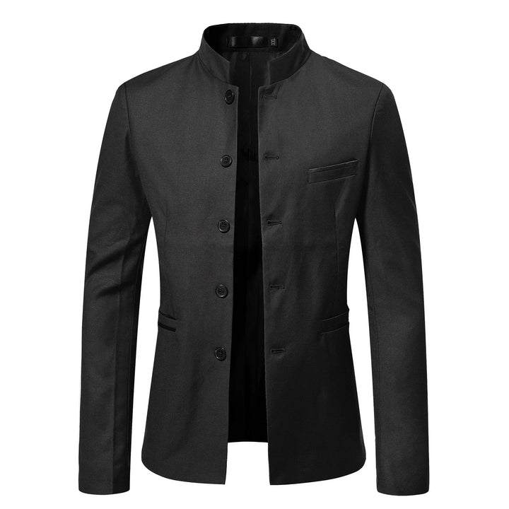 Luciano Mandarin Collar Blazer