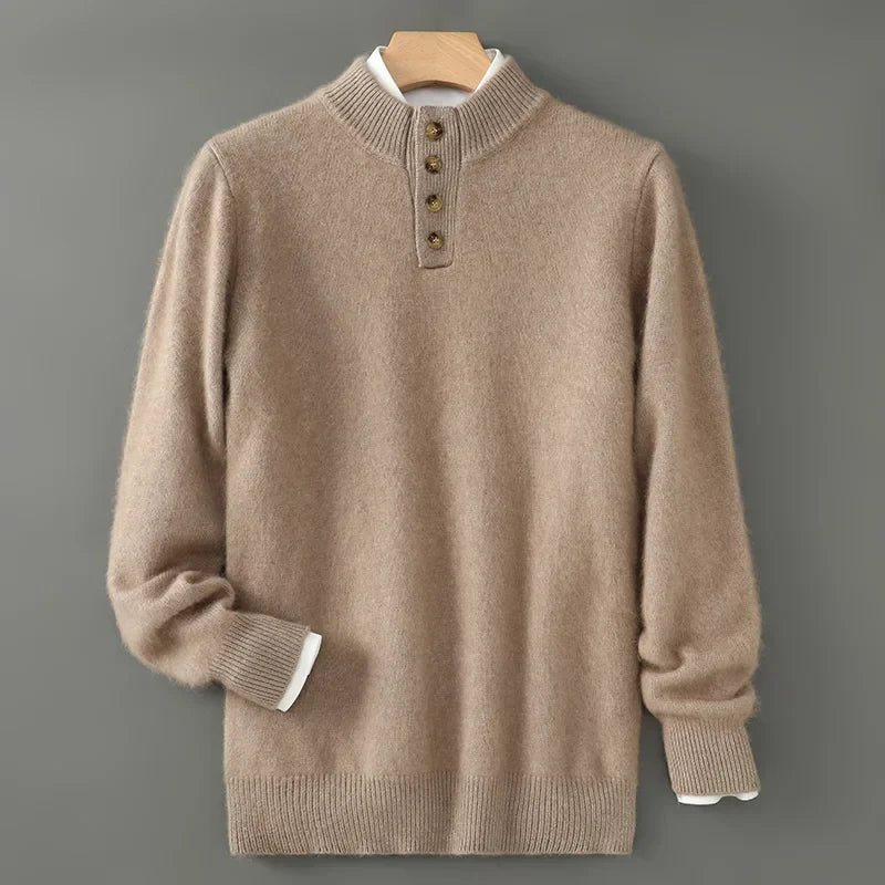 Aspen Buttoned Wool Sweater