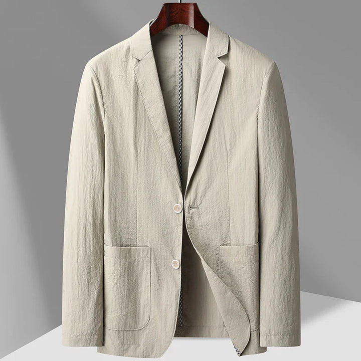 Carter Crinkled Linen Blazer