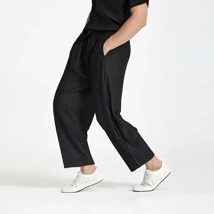 Textured Ribbed Pants