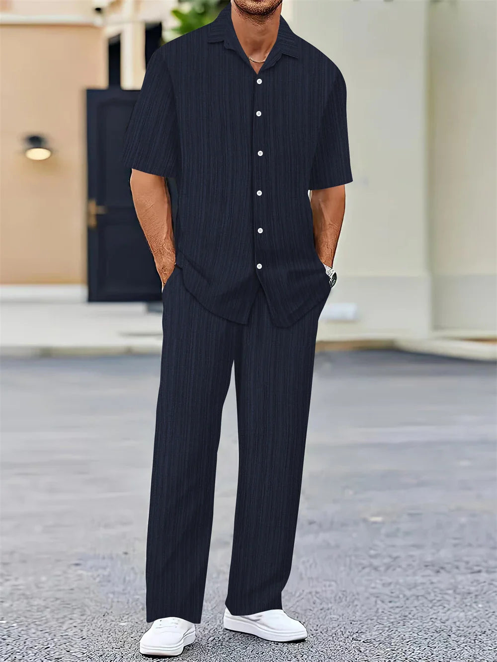 Luca Ferarro Summer Pleated Set