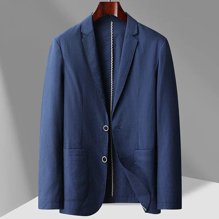 Carter Crinkled Linen Blazer