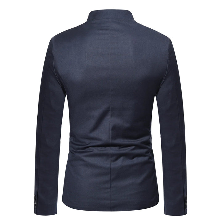 Luciano Mandarin Collar Blazer